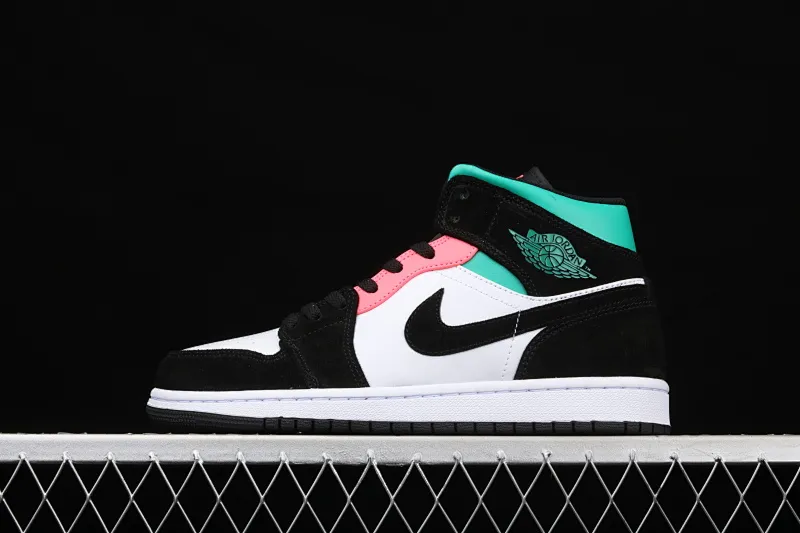 All categories Air Jordan Jordan series basketball shoes Air Jordan 1 Mid Air Jordan 1 Mid "South Beach" AJ1 Joe 1 New South Coast 852542-116